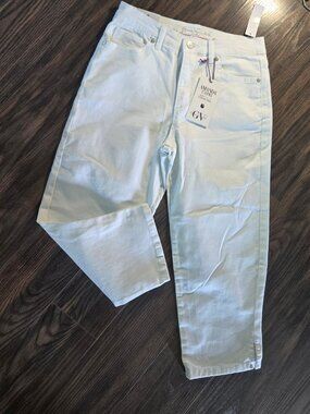 GLORIA VANDERBILT "Amanda" Capri w/ Slimming Panel Capris NWT/SIZE 4